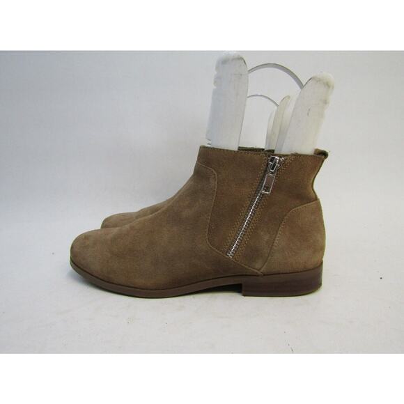 Sole Society Shoes - Sole society Womens Size 7 M Brown Suede Zip Ankle Fashion Boots Bootie
